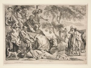 Cacus Robbing the Cattle of Hercules