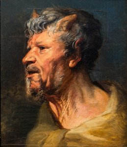 Head of a Faun by Jacob Jordaens