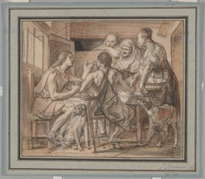 Jacob and Esau by Jacob Jordaens