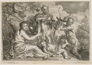 Jupiter is Nourished by the Goat Amalthea by Jacob Jordaens