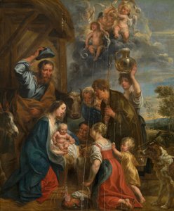 The Adoration of the Shepherds by Jacob Jordaens