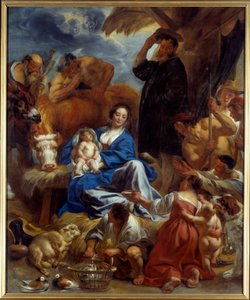 The Adoration of the Shepherds by Jacob Jordaens
