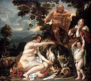 The Childhood of Jupiter by Jacob Jordaens