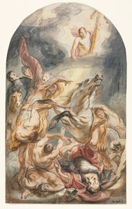 The Conversion of Saul with Christ and the Cross