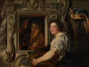 The Fruit Seller by Jacob Jordaens