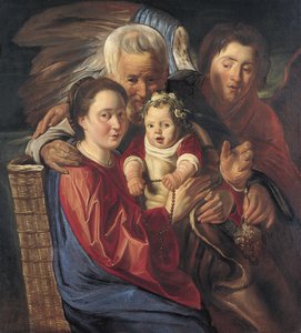 The Holy Family with an Angel