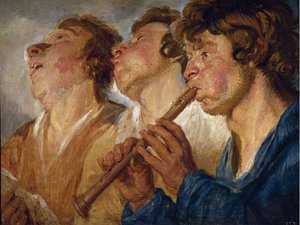 Three Buskers