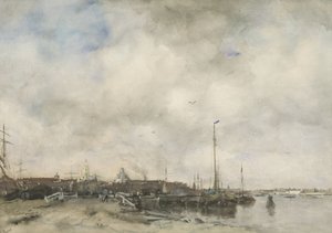 View of a City by Jacob Maris