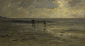 Beach at Evening by Jacob Maris