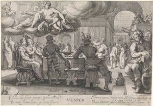 Evening (Vesper) by Jacob Matham