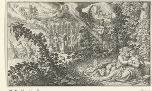 Bacchus and Ariadne as Lovers by Jacob Matham