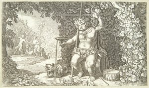 Bacchus as the God of Wine by Jacob Matham