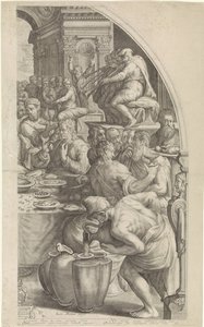 Wedding at Cana, Right Panel