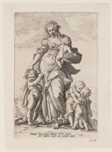 Charity, from The Virtues by Jacob Matham