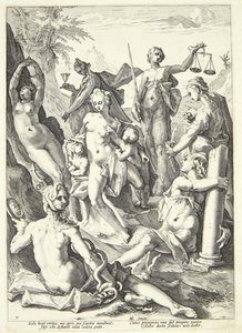 The Seven Virtues by Jacob Matham