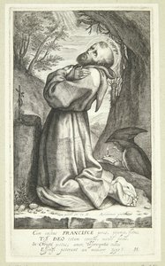 Francis of Assisi by Jacob Matham