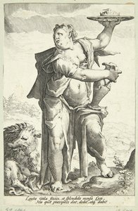 Gluttony by Jacob Matham