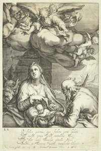 The Birth of Jesus by Jacob Matham