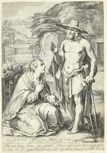 Noli me tangere by Jacob Matham