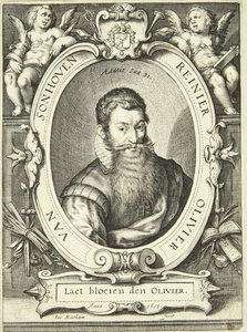 Portrait of Reinier Olivier van Sonhoven by Jacob Matham
