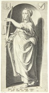 Justice by Jacob Matham