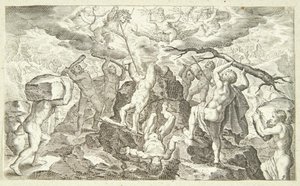 The Battle between the Gods and the Titans