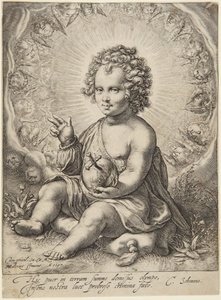 The Infant Christ as Savior of the World by Jacob Matham