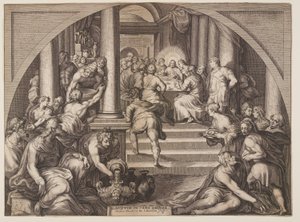 The Last Supper by Jacob Matham