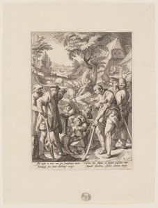 The Penitence of the Prodigal Son, from The History of the Prodigal Son by Jacob Matham