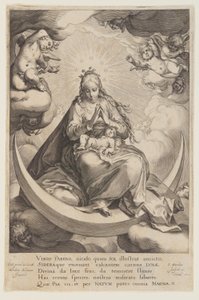 The Virgin and the Child on the Crescent