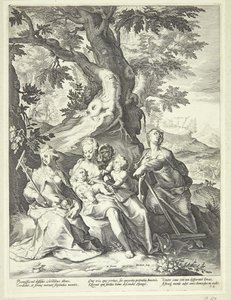 Faith, Hope, and Love by Jacob Matham