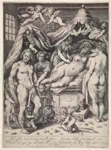 Venus and Mars by Jacob Matham