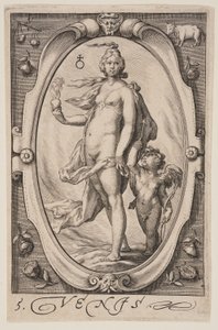 Venus, from The Seven Planets by Jacob Matham