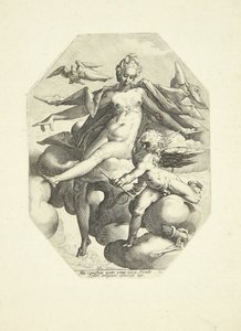 Venus and Cupid by Jacob Matham