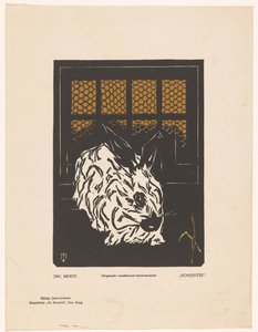 Rabbit in Cage by Jacob  Mooij