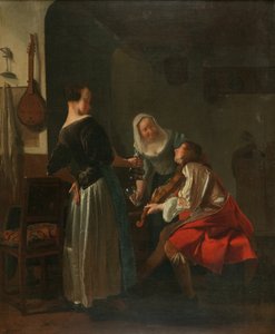 Merry Company, c.1665 by Jacob Lucasz Ochtervelt