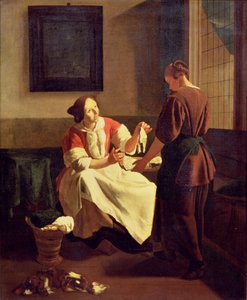 The Fish Seller by Jacob Ochtervelt