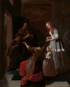The Players by Jacob Lucasz Ochtervelt