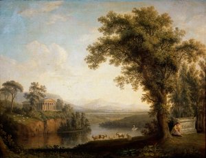 Antique landscape with the Phaethon