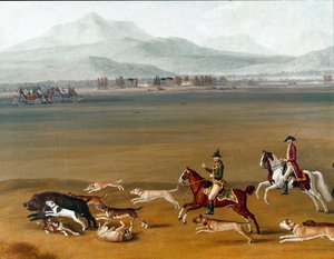 Ferdinand IV Hunting Wild Boar on the Cassano Estate (detail)