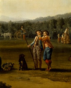Harvest in Carditello, detail