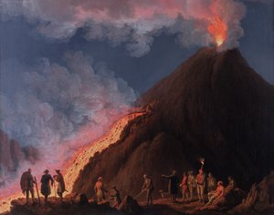 The Eruption of Mount Vesuvius in 1774 by Jacob Philippe Hackert