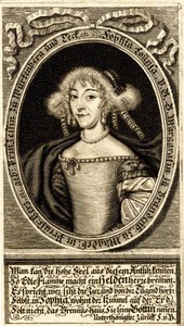 Portrait of Sophie Louise of Württemberg-Stuttgart, Margravine by Jacob Sandrart von