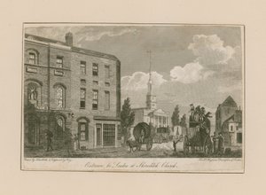 Entrance to London at Shoreditch Church