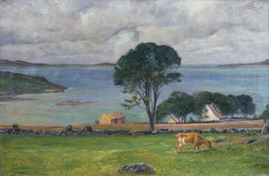 Cows in Landscape by Jacob Sømme
