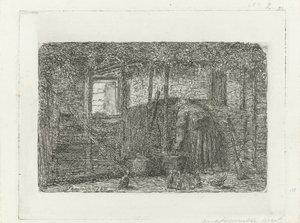 Woman in a Stable by Jacob Taanman