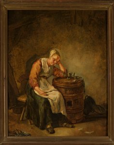 Sleeping Woman by Jacob Toorenvliet