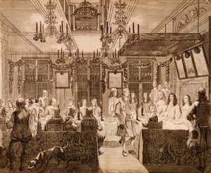 The Great Feast of the Estates of Holland made to the King and to the Royal Family, 1660
