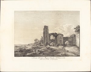 Remains of the Aqua Marcia, Claudia, and the Old Aniene by Jacob Wilhelm Mechau