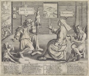 Allegory with Personifications of Good Intention (Bona Intentio) and Discord (Discordia)
